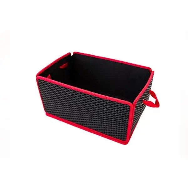 EVAtech tavaratilan järjestäjä LightBox 33x50x25 cm - musta / punaiset reunat - Uutuus valikoimassa