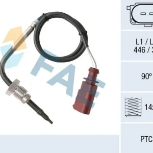 Lähes loppu | Pakokaasun lämpötila-anturi FAE 68011 - VW, Audi, Skoda, SEAT