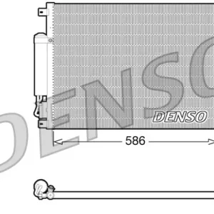 Erittäin suosittu | Lauhdutin, ilmastointilaite DENSO DCN06001 - Chrysler