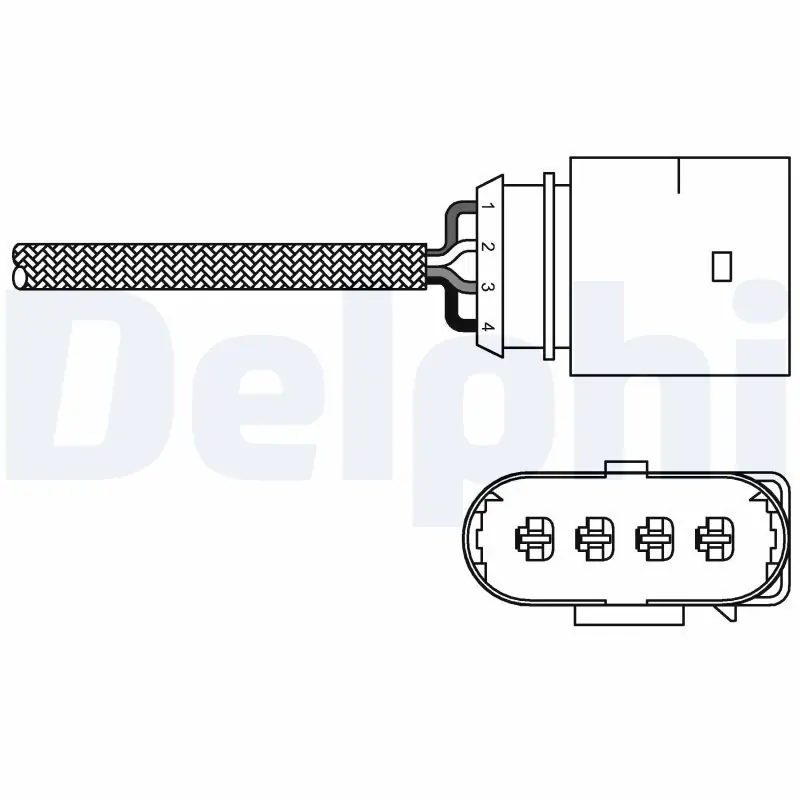 Lambdatunnistin DELPHI ES2028512B1 - VW Passat, Audi A4, Skoda Superb - Myydyin