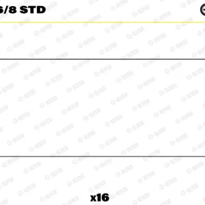 Kiertokangen laakeri GLYCO 7137068STD - BMW X5 E53 E39 E38 E31 - Loppuunmyynti