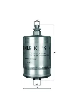 Polttoainesuodatin KNECHT KL19 - Mercedes-Benz SL, Renault | Erikoishinta