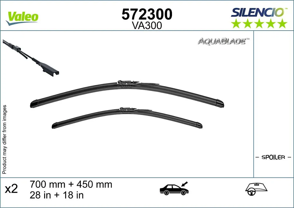 Pyyhkijänsulka VALEO 572300 - Tesla Model X | Osta verkosta