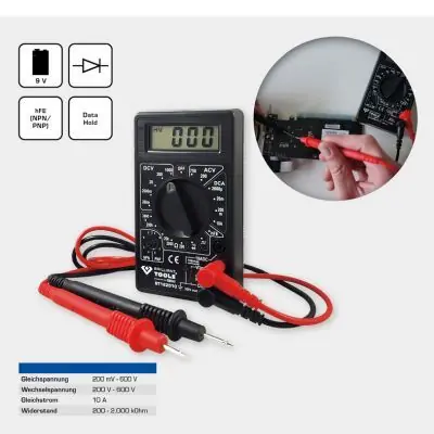 Turvallinen maksaminen | Yleismittari KS TOOLS BT122910