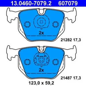 Viimeinen tilaisuus | Jarrupalat, levyjarru ATE 13046070792 - BMW E46 X5 E53 E39 X3, Land Rover