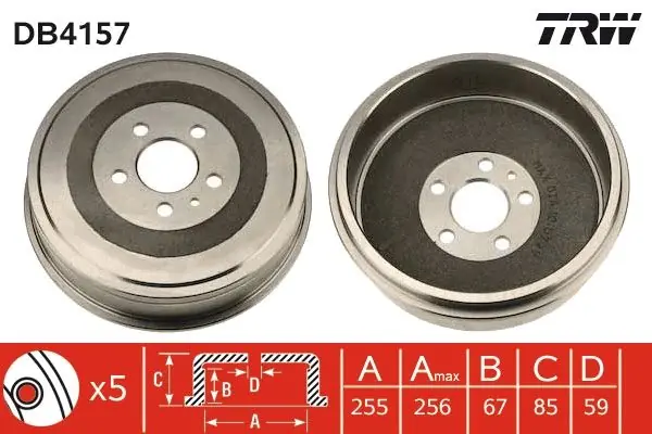 Jarrurumpu TRW DB4157 - Peugeot, Citroën, Fiat, Lancia - Helppo tilata