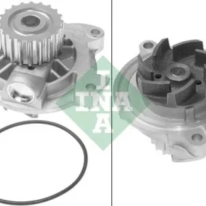Vesipumppu, moottorin jäähdytys INA 538004510 - Volvo, VW, Audi, Skoda, Peugeot, Citroën, SEAT - Uutuus verkkokaupassa