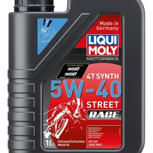 Outlet - Moottoriöljy LIQUI MOLY Motorbike 4T Synth 5W-40 Street Race 1L