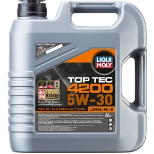 Tilattavissa verkosta | Moottoriöljy Liqui Moly Top Tec 4200 5W-30 4L 3715