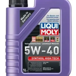 Moottoriöljy LIQUI MOLY Synthoil High Tech 5W-40 A3/B4 1L - Uusi