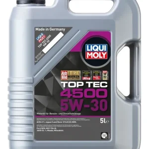 Moottoriöljy LIQUI MOLY Top Tec 4500 5W-30 5L | Hyvin arvioitu