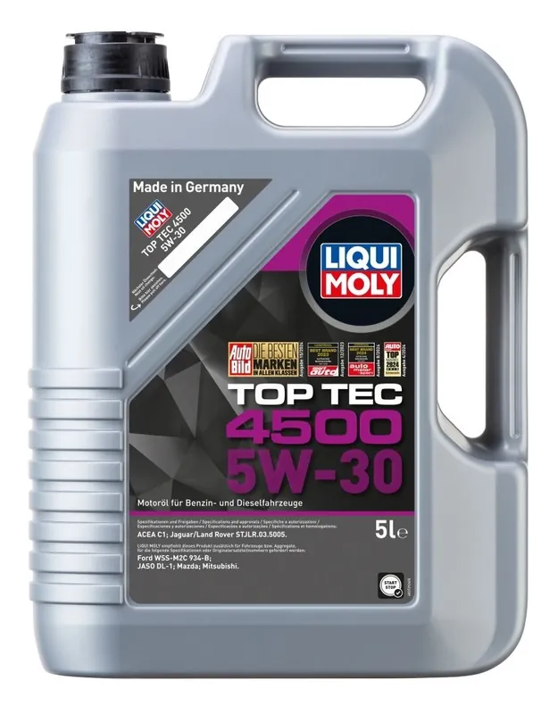 Moottoriöljy LIQUI MOLY Top Tec 4500 5W-30 5L | Hyvin arvioitu