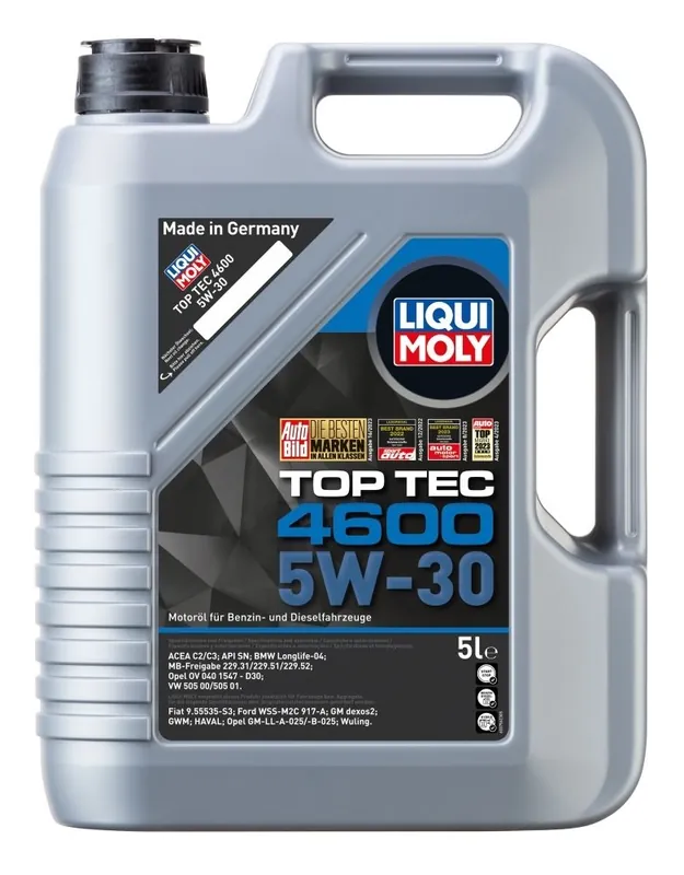 Moottoriöljy LIQUI MOLY Top Tec 4600 5W-30 5L - Huippuhinta