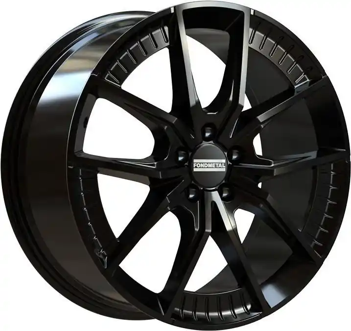 Fondmetal Elatha Glossy Black J9 R20 5X112 ET20 CB66.6 - Huippuhinta