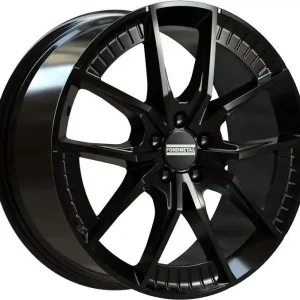 Fondmetal Elatha Glossy Black J9.5 R21 5X112 ET31 CB66.6 - Asiakkaiden suosikki
