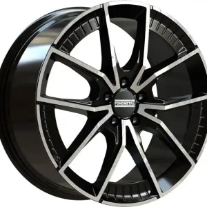 Fondmetal Elatha Glossy Black Machined J9.5 R21 5X112 ET52 CB66.6 | Asiakassuosikki
