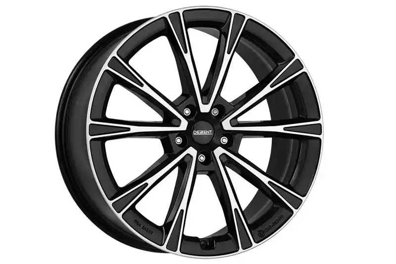 Tehdashinta | Dezent AR dark Black/polished J7 R18 5X114.3 ET34 CB66.1