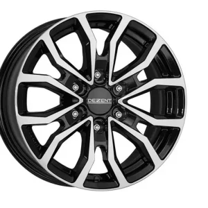 Alennukset | Dezent KC dark Black/polished J8 R18 6X139.7 ET34 CB100