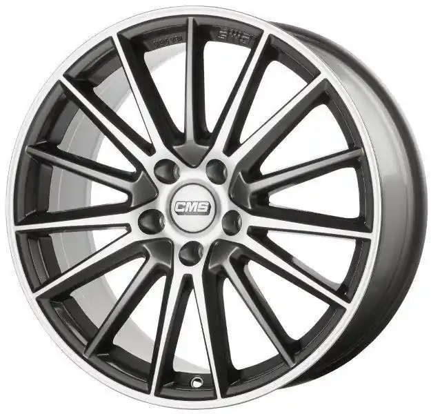 CMS C23 Diamond Grey Gloss J8 R20 5X112 ET46 CB66.6 - Varasto vähissä