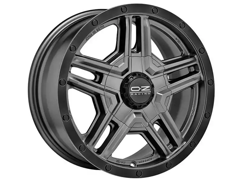 Tehdashinta - OZ Racing Rally Adventure Matt Graphite / Black Lip J8 R17 5X127 ET20 CB71.6