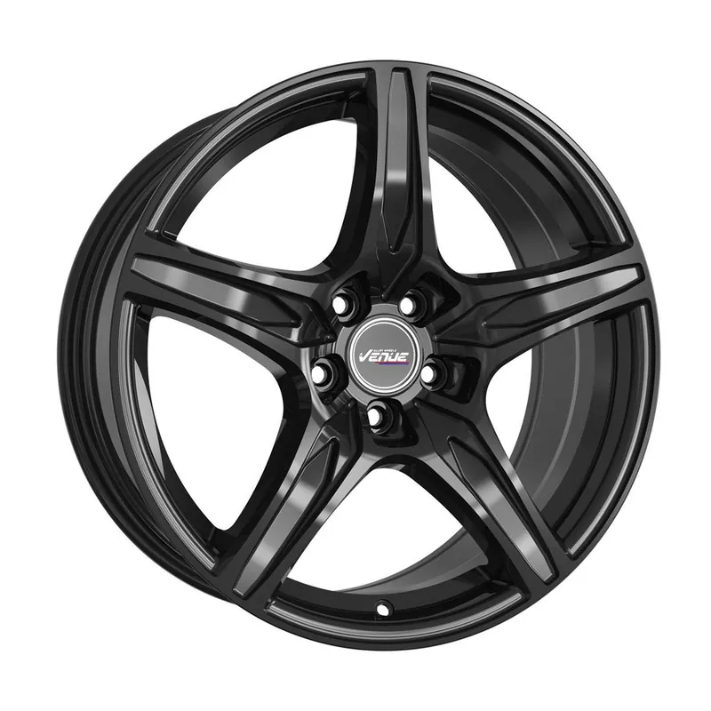 Älä missaa - VENUE VL5 GLOSS BLACK 7x17 5/108 ET42 CB65.1