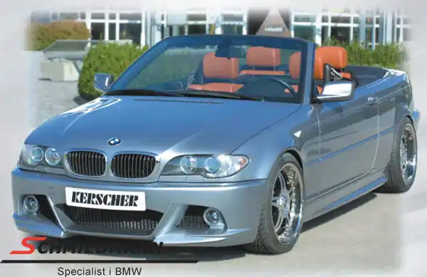 Kerscher etupuskuri "M-line 2" E90 upgrade M-look with alloy mesh | Asiakassuosikki