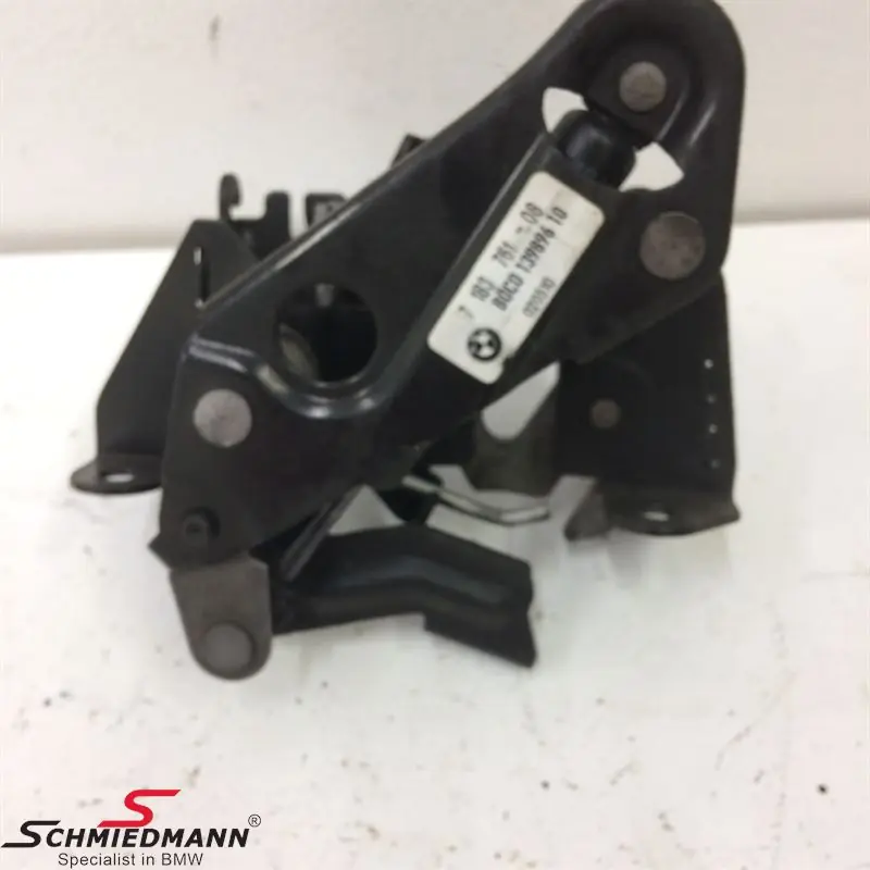 Front hood lock, lower part L.-side 51237206453 51 23 7 206 453 7206453 | Poisto