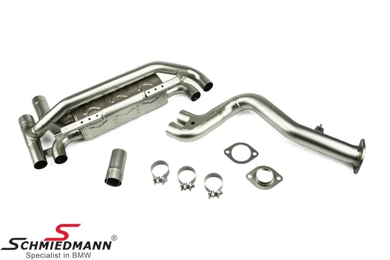 Sport taakse-vaimennin Akrapovic Titanium EVO System (ilman pakoputkia) - Loistava tarjous