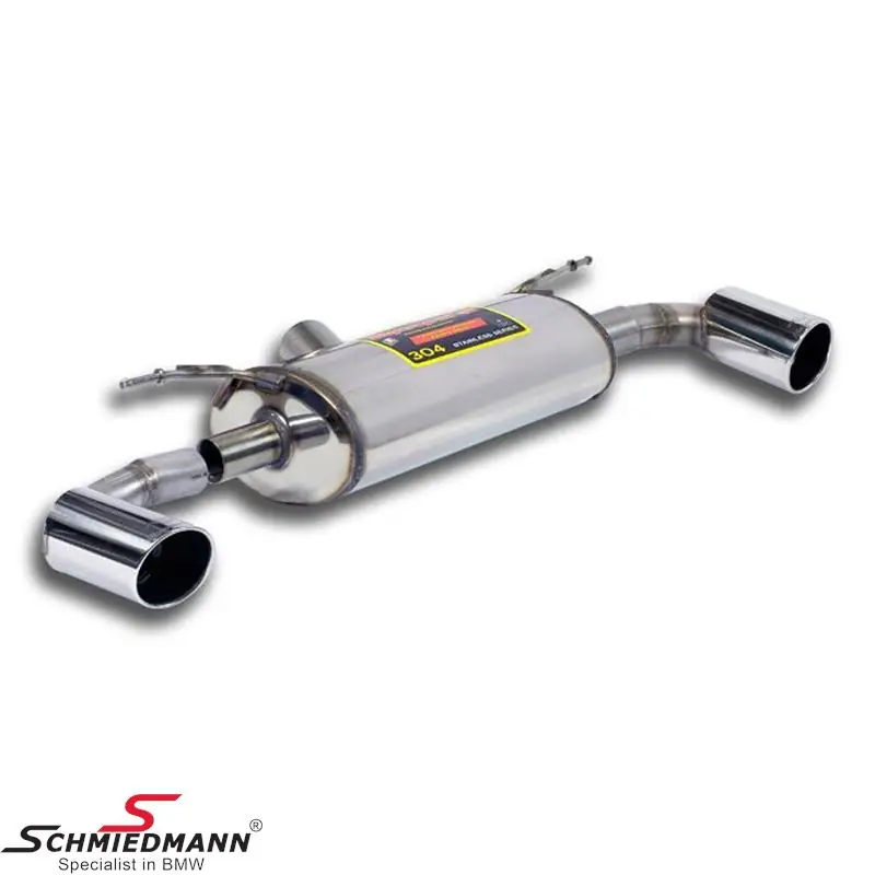 Supersprint sport-takavaimennin molemminpuolisilla ulostuloilla, D=100MM - Kestosuosikki