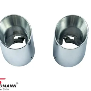 Viimeinen tilaisuus | Pakoputken suojussarja kromi alkuperäinen BMW -///M-Performance- (Malleihin, joissa on vakiopuskuri) 18302448773 18 30 2 448 773 2448773