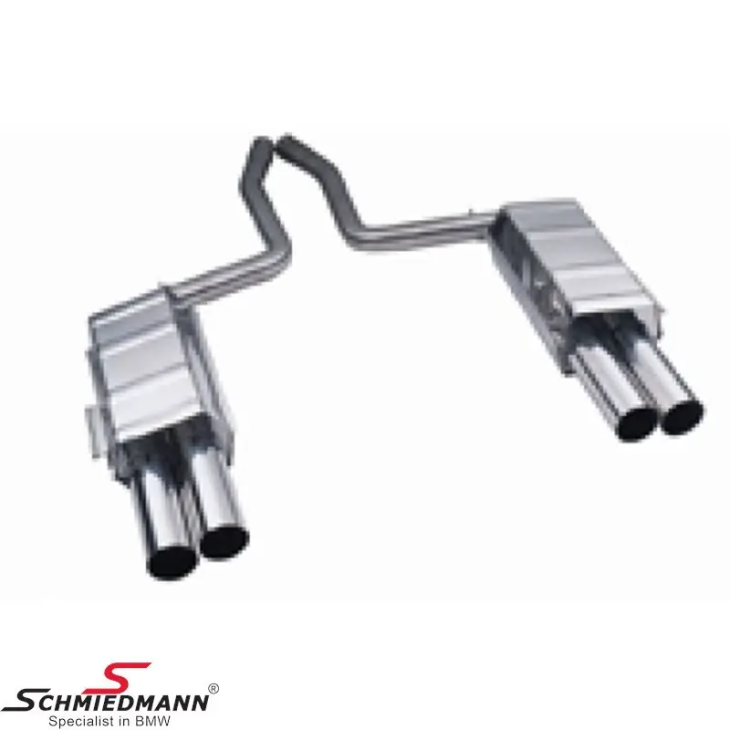 4-putkinen Eisenmann sport pakoputki -Race versio- 4X83MM pakoputket - Uutta