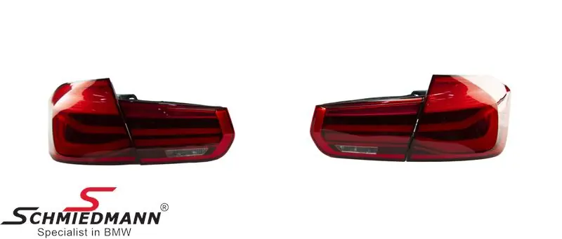 Takavalo setti punainen LED facelift päivitys (ei tarvitse koodata) - Tehdashinta