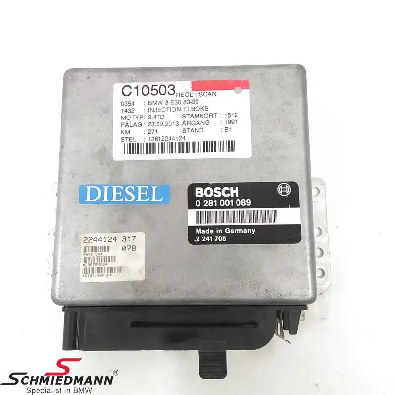 Turvallinen maksu - Control unit injection 324TD M21