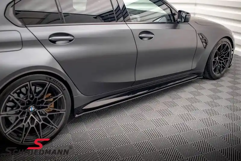 Sivuhelman levikkeet -Maxton Design- Street Pro, G80 kiiltävän musta - Rajoitettu erä