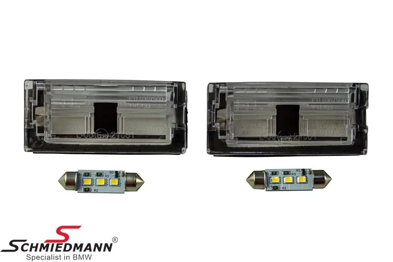 Extra-alennus - Rekisterikilven valon lasit - LED 51138236269 51 13 8 236 269 8236269