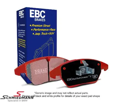 Racing jarrupalat - eteen, EBC Redstuff - 3000 Series | Huipputuote