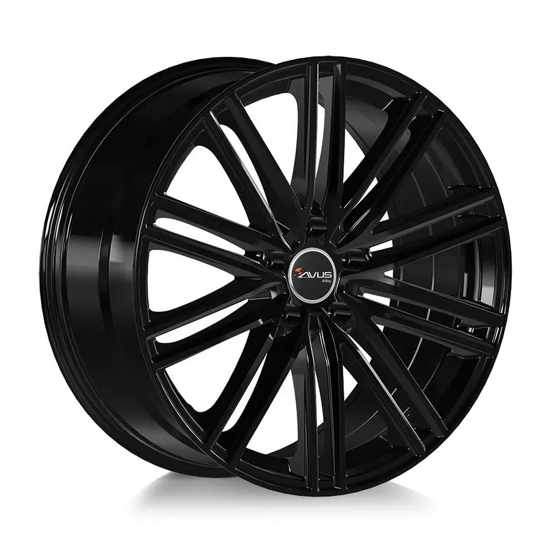 Laatutuote | AVUS AC-M08 Black 11,5x22 5/130 ET52 CB71,6 R14
