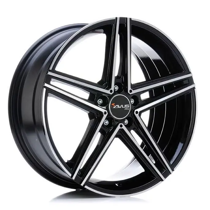 AVUS AC-515 Black Polished 7,5x18 5/112 ET44 CB66,6 R14 | Erikoistarjous