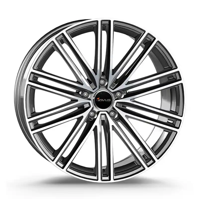 AVUS AC-M08 Anthracite Polished 11,5x21 5/130 ET61 CB71,6 R14 - Tarjoushinta