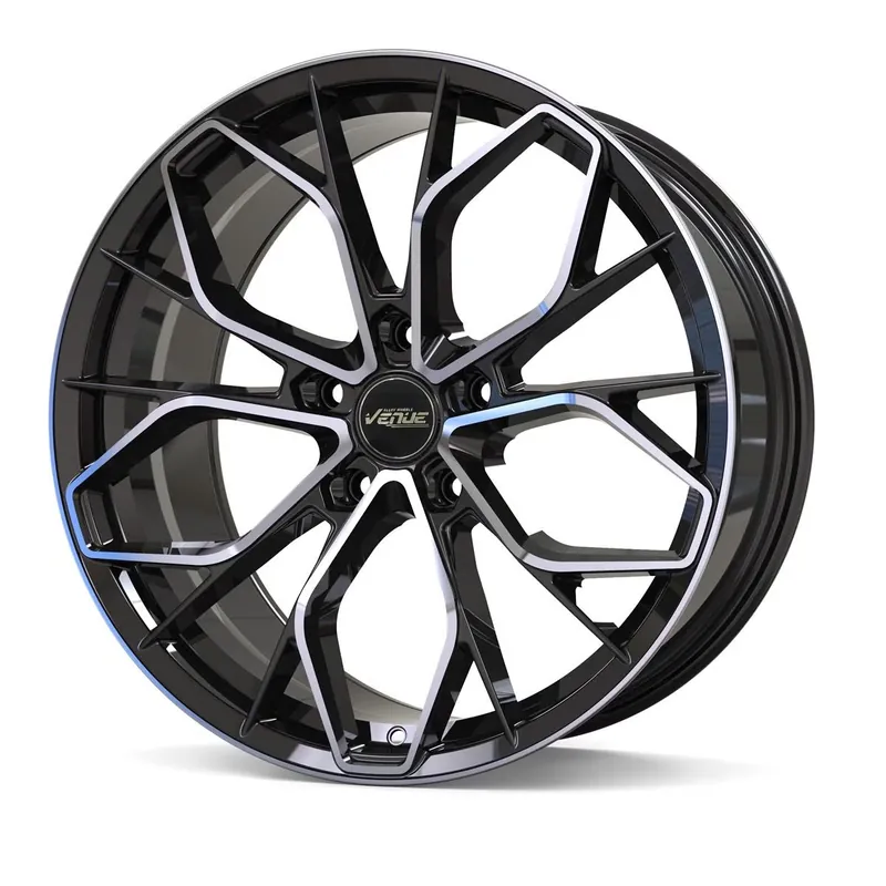 Erittäin laadukas | Venue Rocker Black Polished 8,5x18 5/112 ET25 CB66,6 60°
