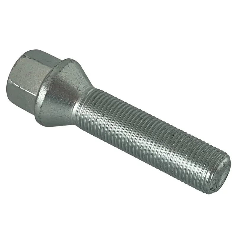 Pyöränpultti M14X1.25 45mm, Suorakartio, Sinkitty | Ilmainen palautus